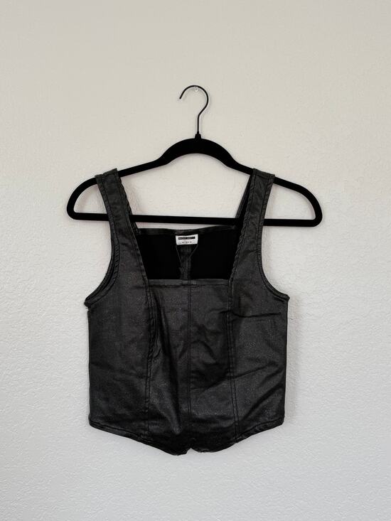 Noisy may Tops - Noisy May Denim Glitter Tank Top – NWT – Size Medium